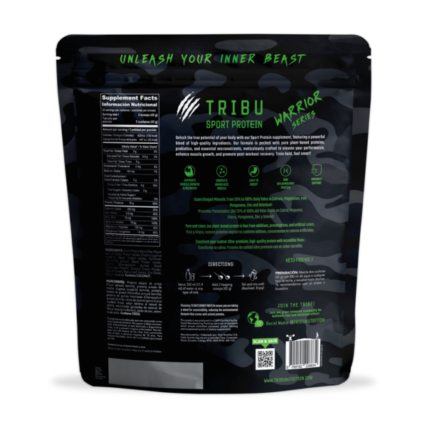 TRIBU SPORT PROTEIN WARRIOR SERIES - Vanilla Coconut Cream - Imagen 2