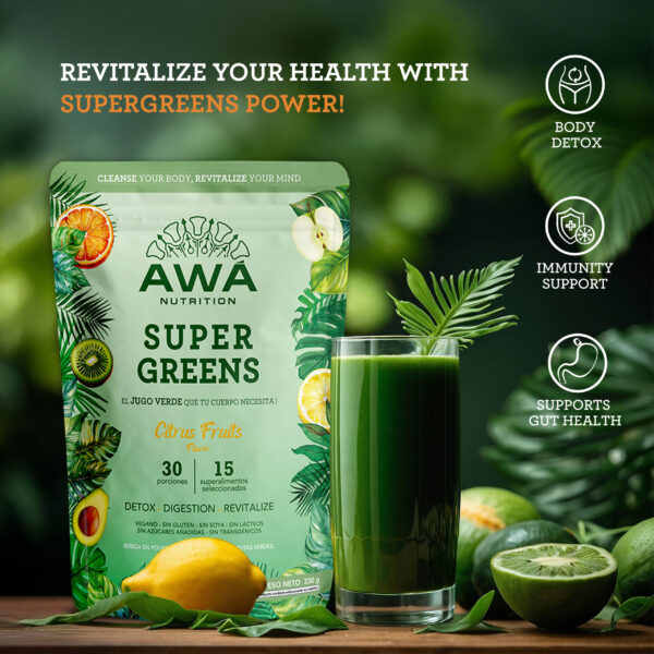 SUPER GREENS 330 g - Imagen 4