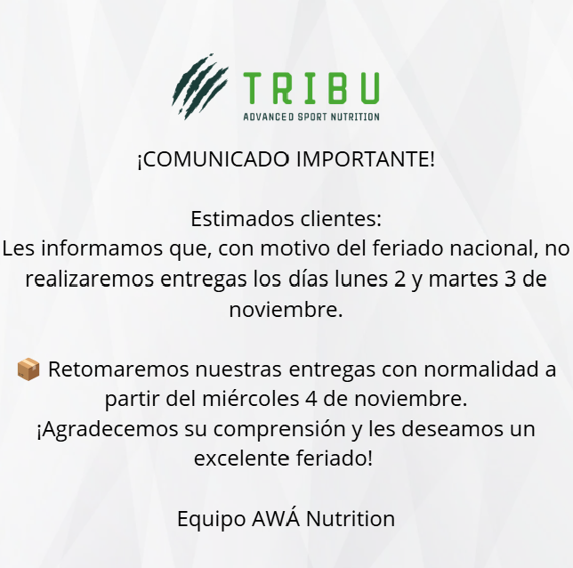 COMUNICADO FERIADO TRIBU